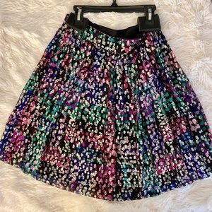 Kate Spade Metallic Multi Dot Skirt
